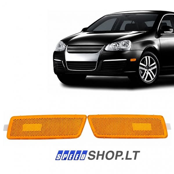 GOLF 5 JETTA USA priekinio bamperio gabaritai